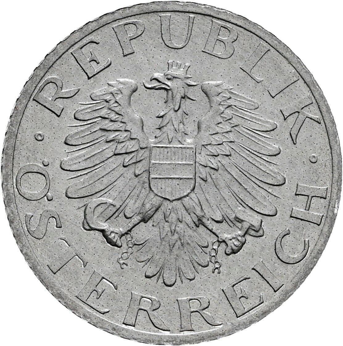 5 Groschen 1990 – Rückseite