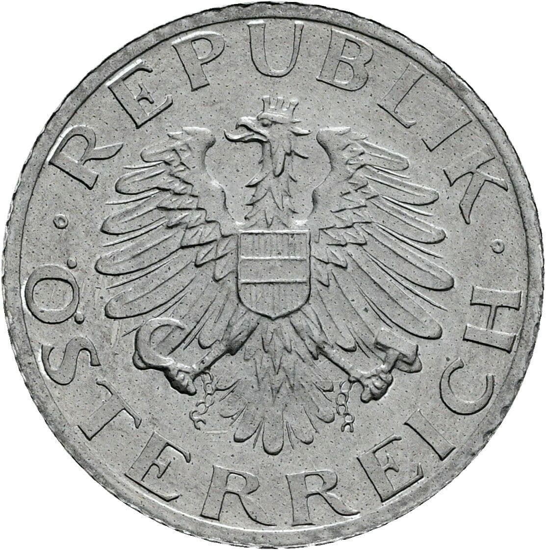 5 Groschen 1990 – Rückseite