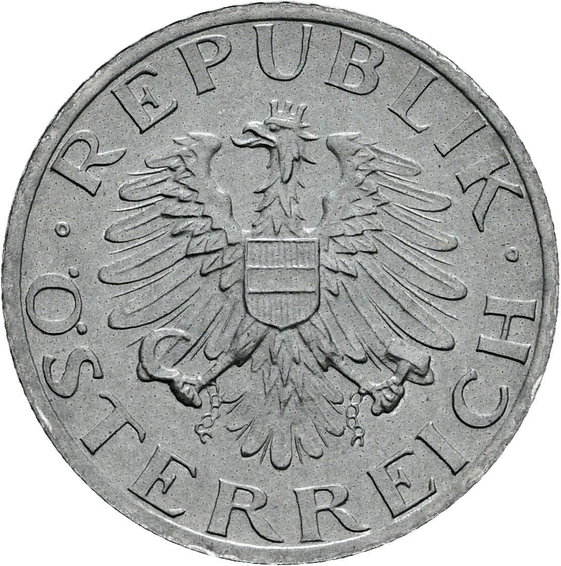 5 Groschen 1990 – Rückseite