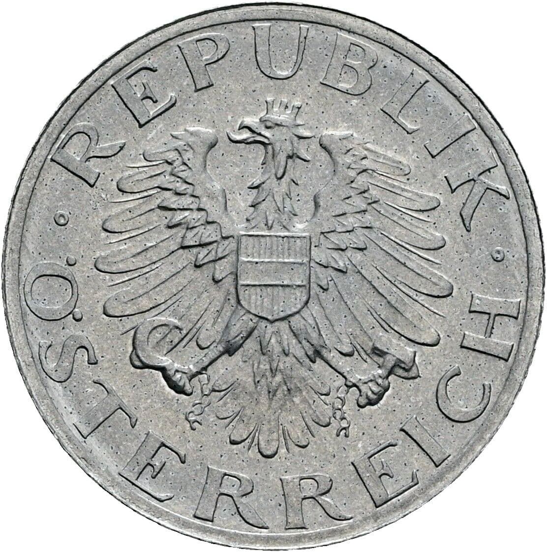 5 Groschen 1990 – Rückseite