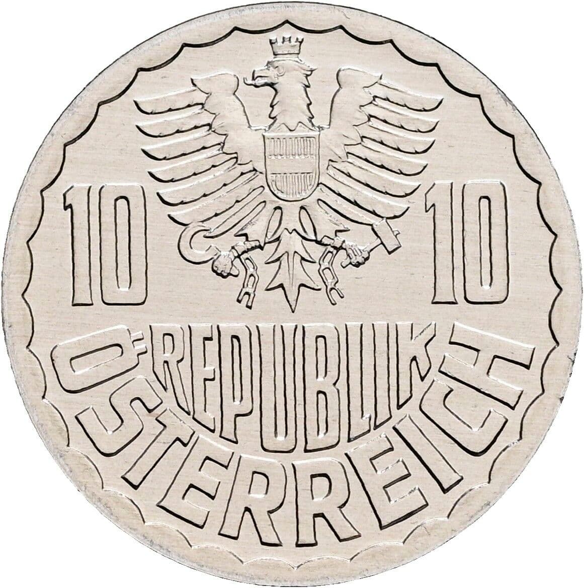 10 Groschen 1993 – Rückseite