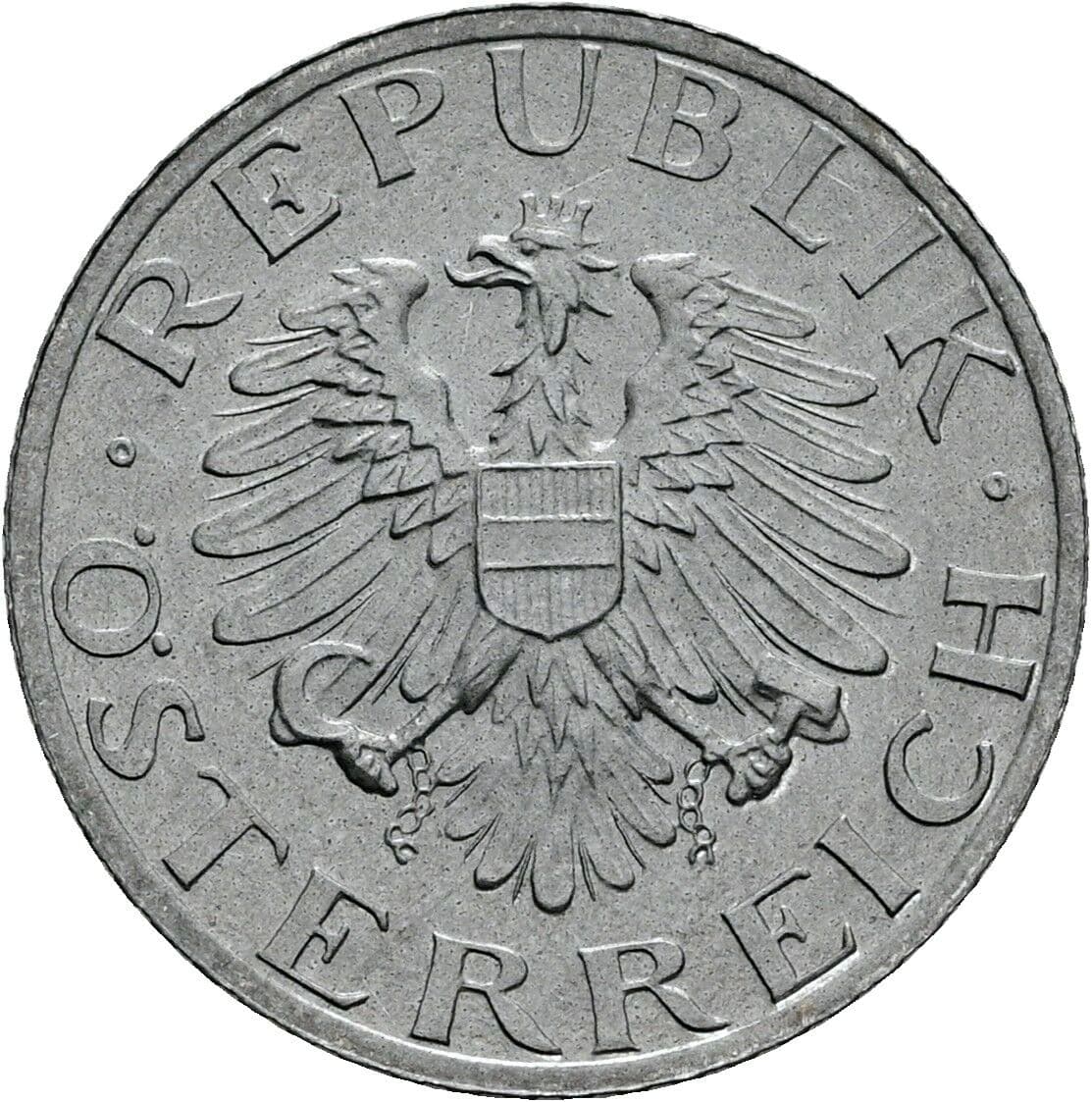 5 Groschen 1990 – Rückseite