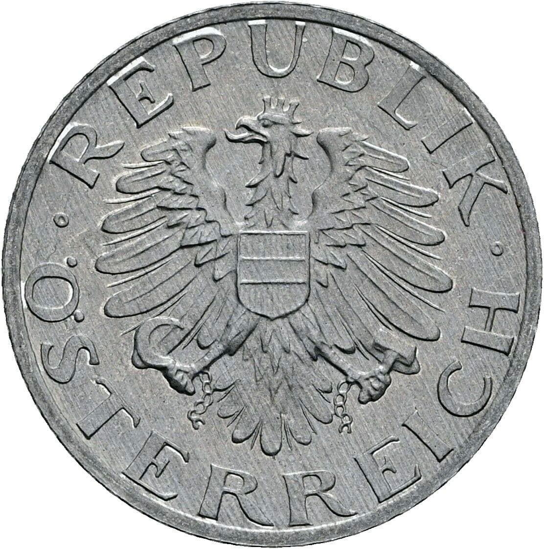 5 Groschen 1991 – Rückseite