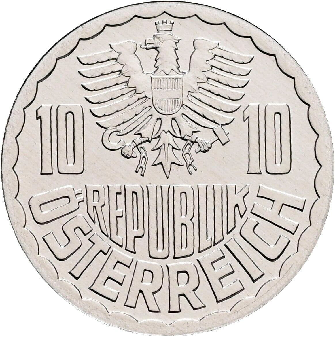 10 Groschen 1992 – Rückseite