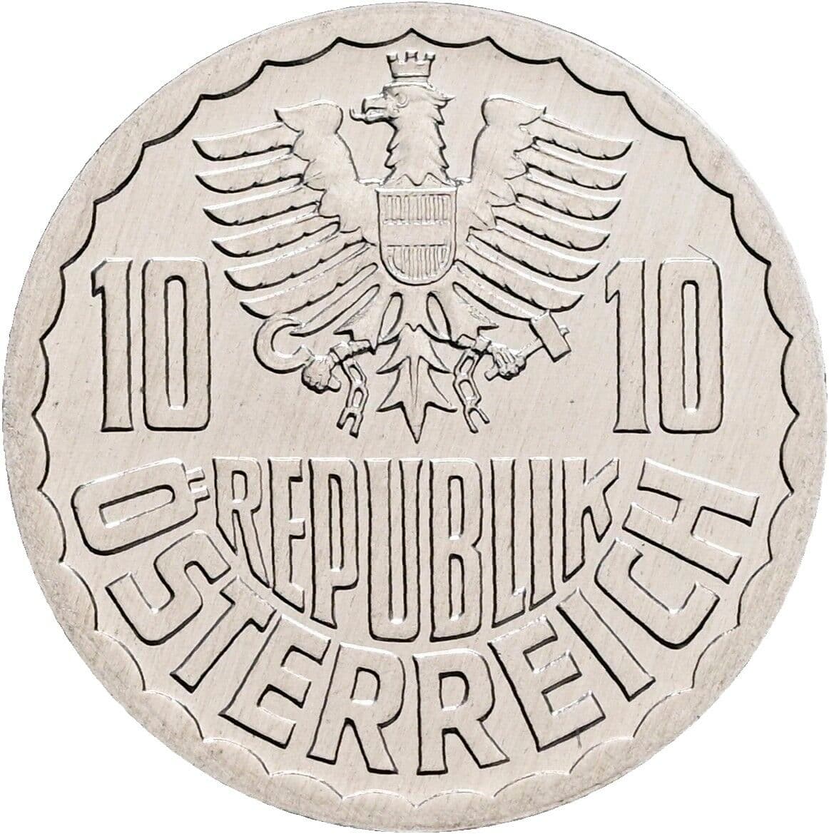 10 Groschen 1993 – Rückseite