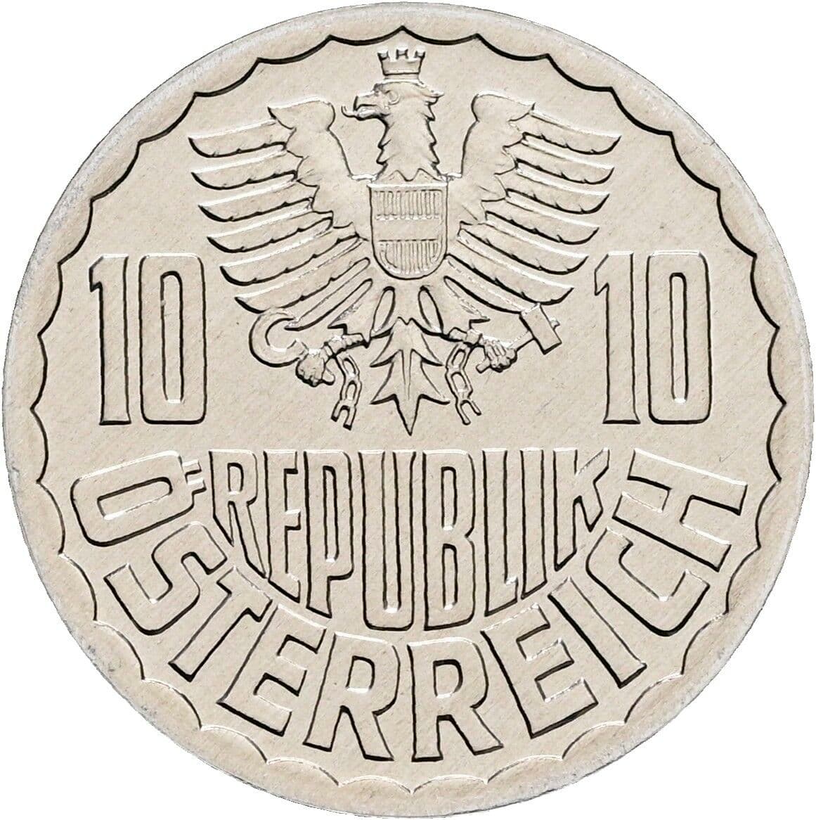 10 Groschen 1993 – Rückseite