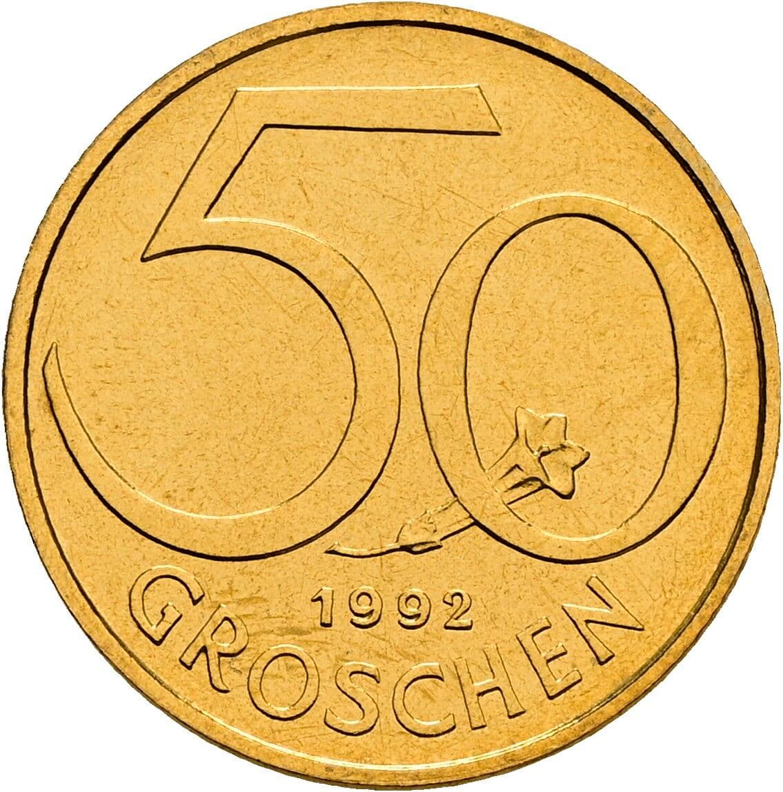 50 Groschen 1992 – Vorderseite