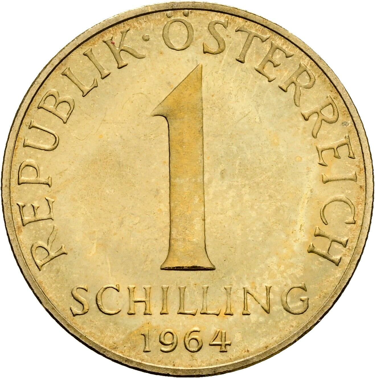 1 Schilling 1964 – Vorderseite