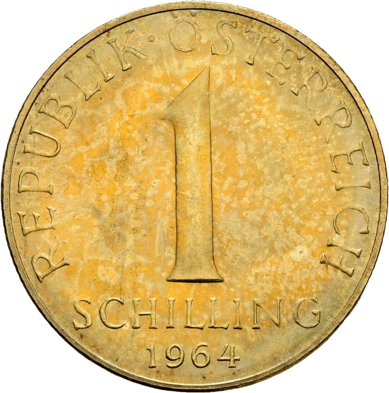 1 Schilling 1964 – Vorderseite