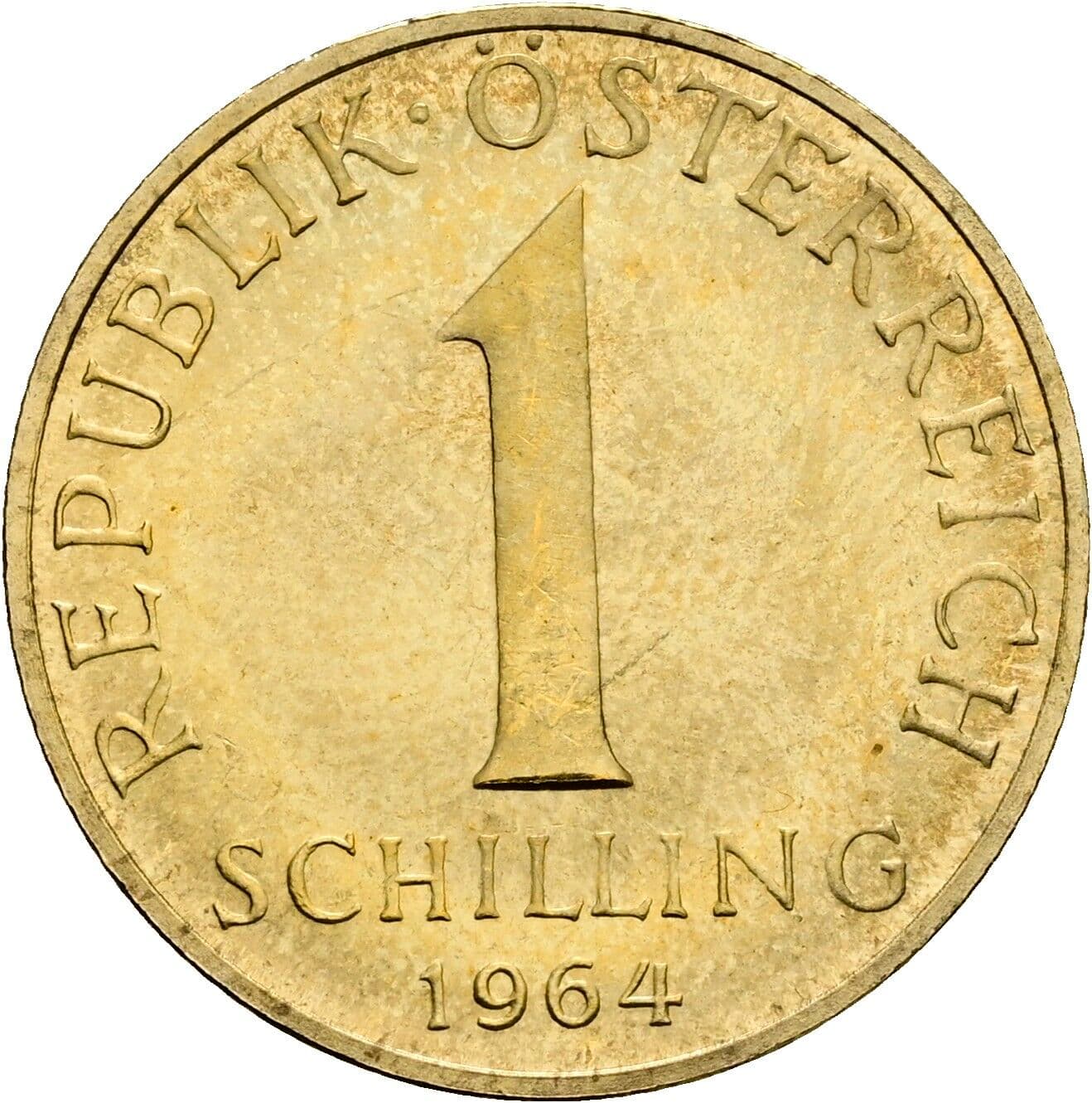 1 Schilling 1964 – Vorderseite