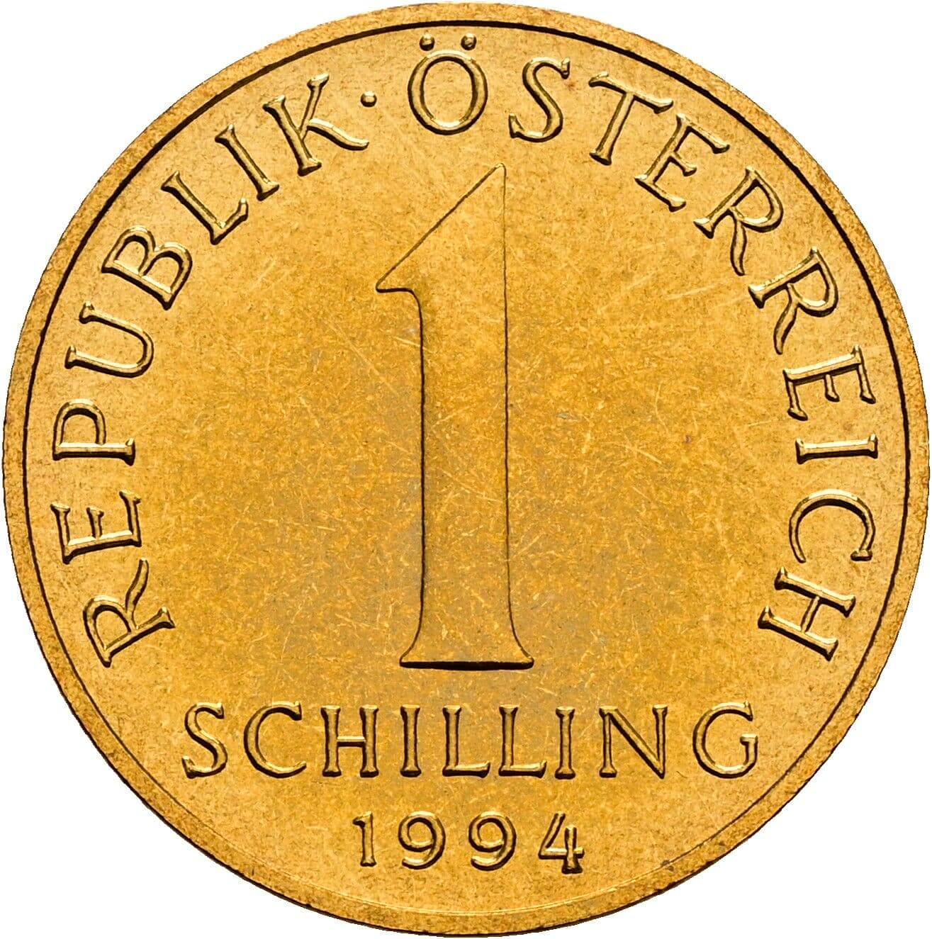 1 Schilling 1994 – Vorderseite