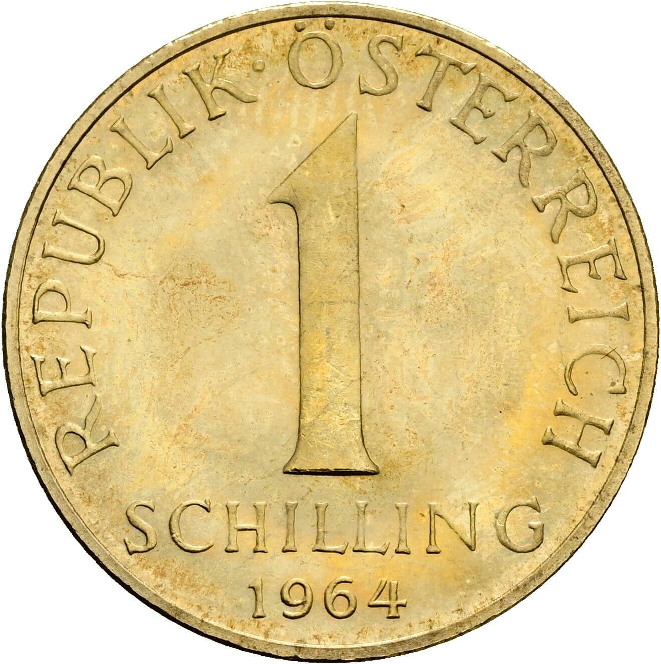 1 Schilling 1964 – Vorderseite