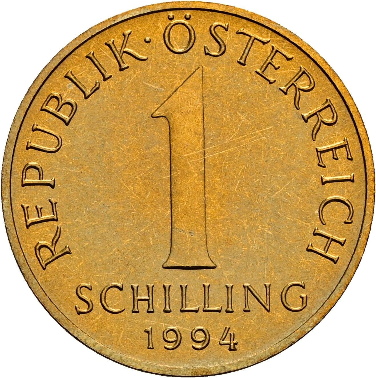 1 Schilling 1994 – Vorderseite