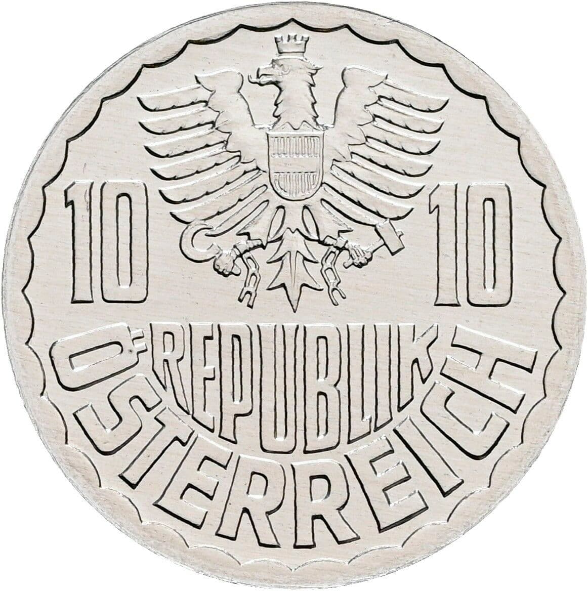 10 Groschen 1992 – Rückseite