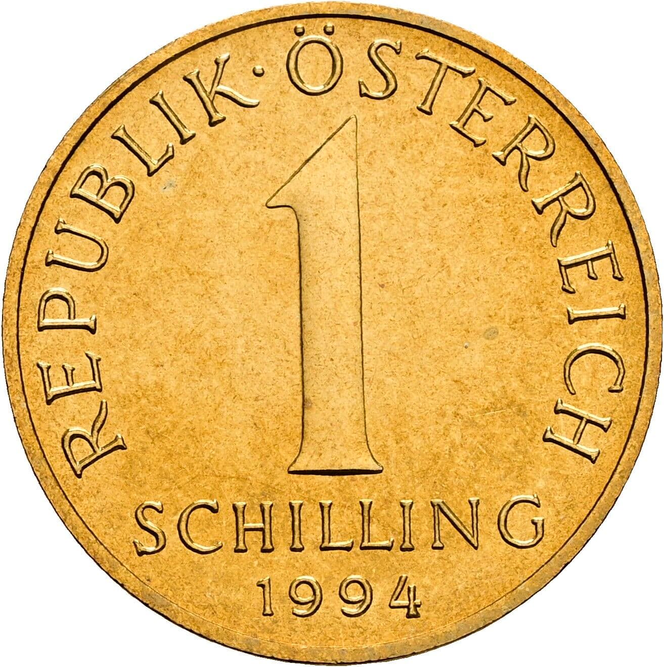1 Schilling 1994 – Vorderseite