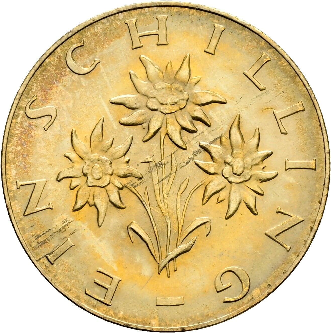 1 Schilling 1964 – Rückseite