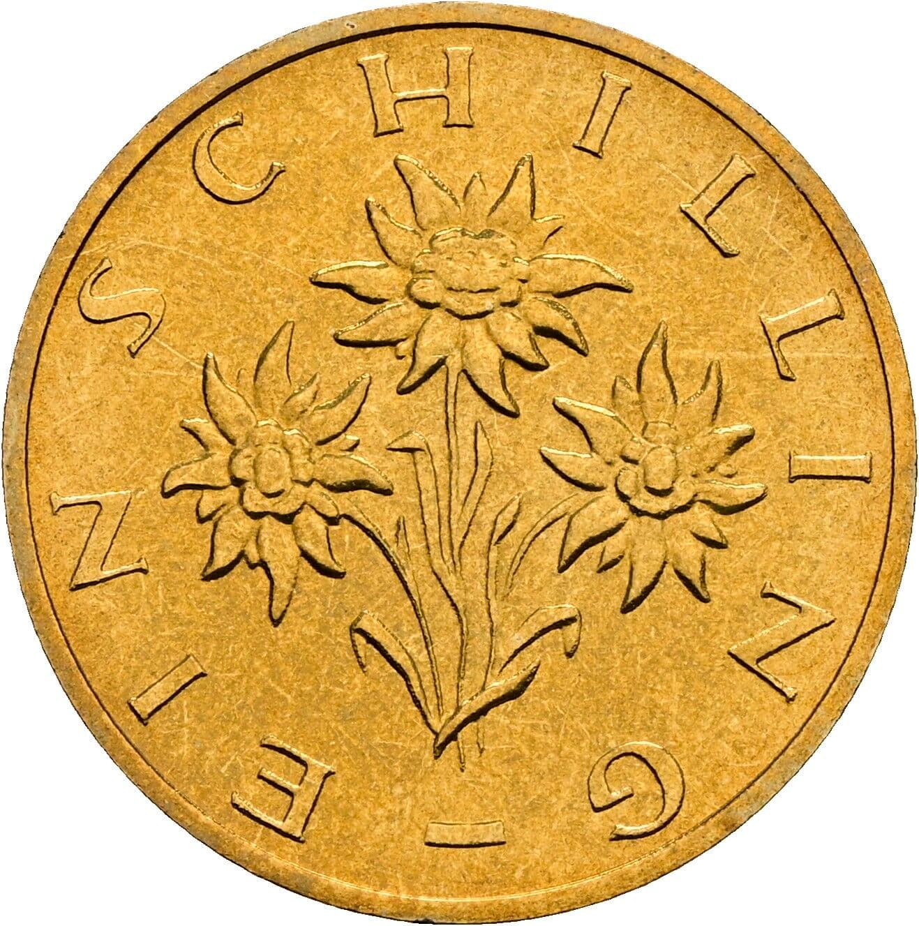 1 Schilling 1994 – Rückseite