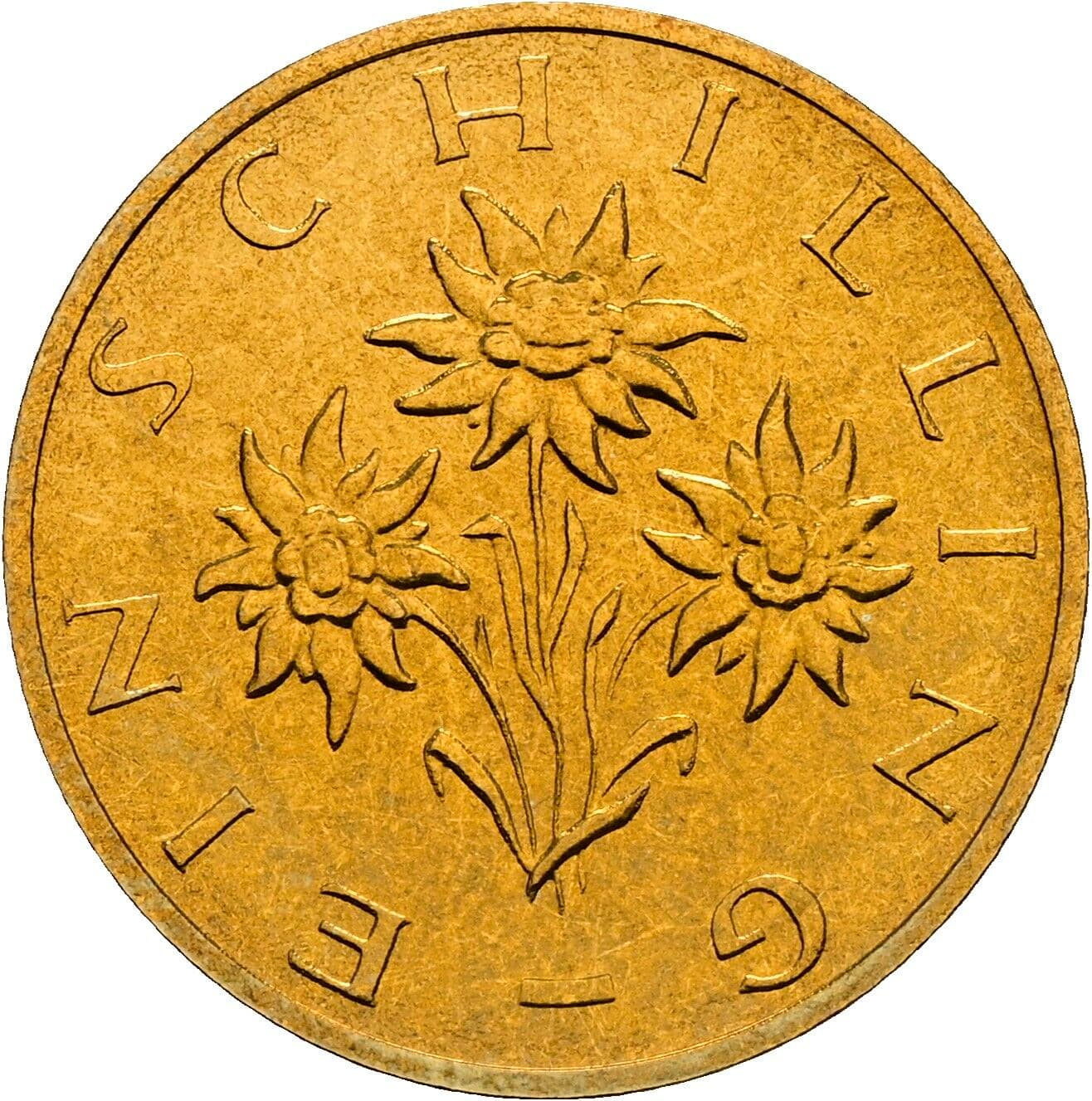 1 Schilling 1993 – Rückseite