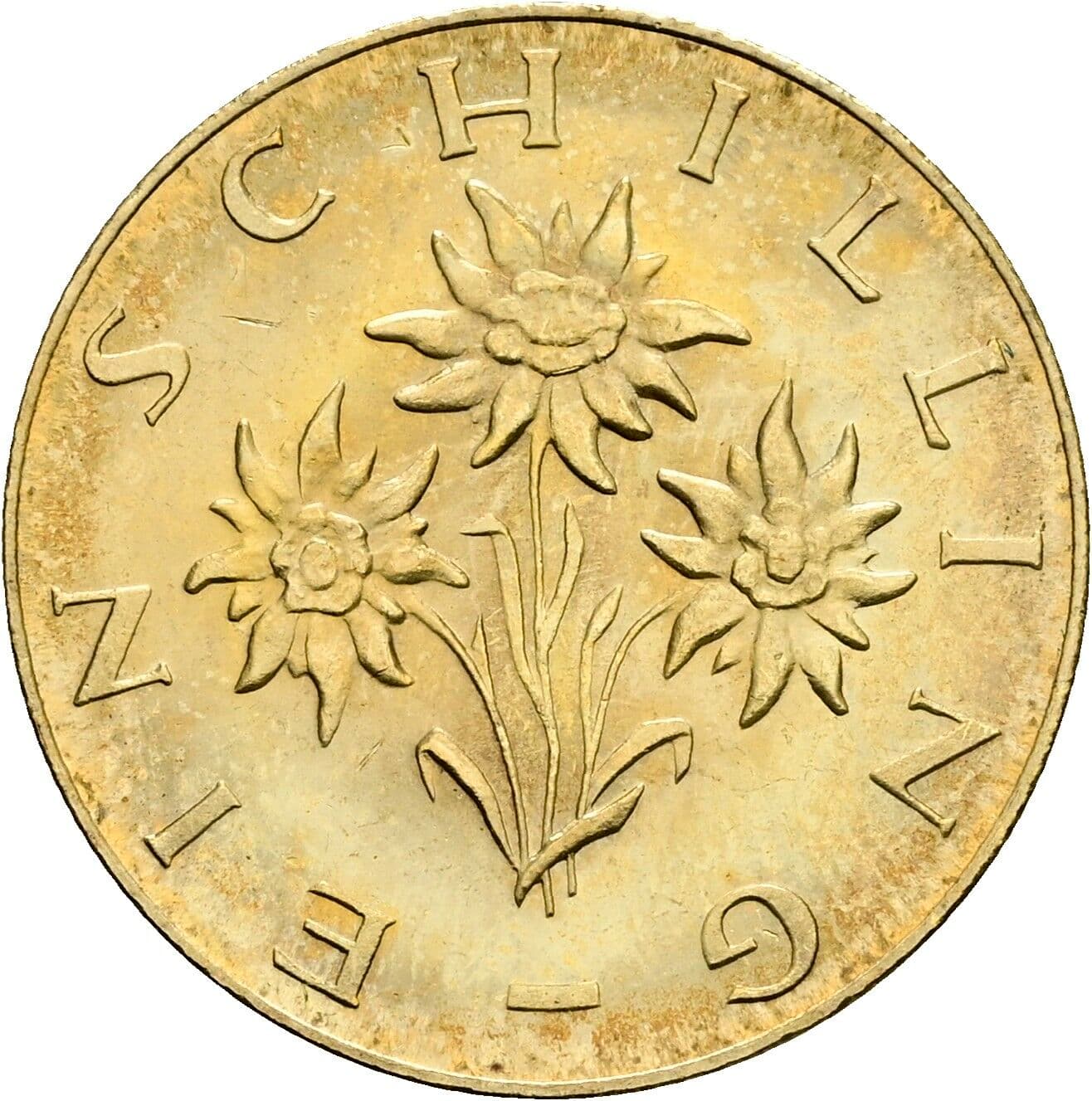 1 Schilling 1964 – Rückseite