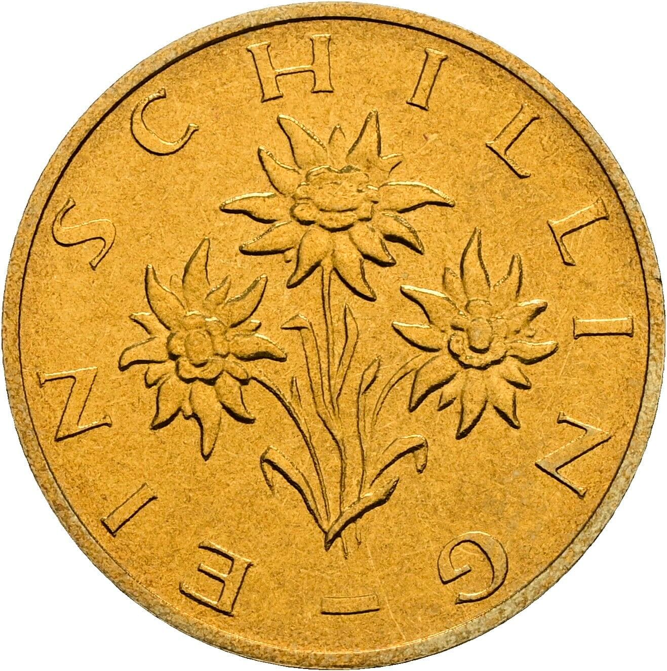 1 Schilling 1992 – Rückseite