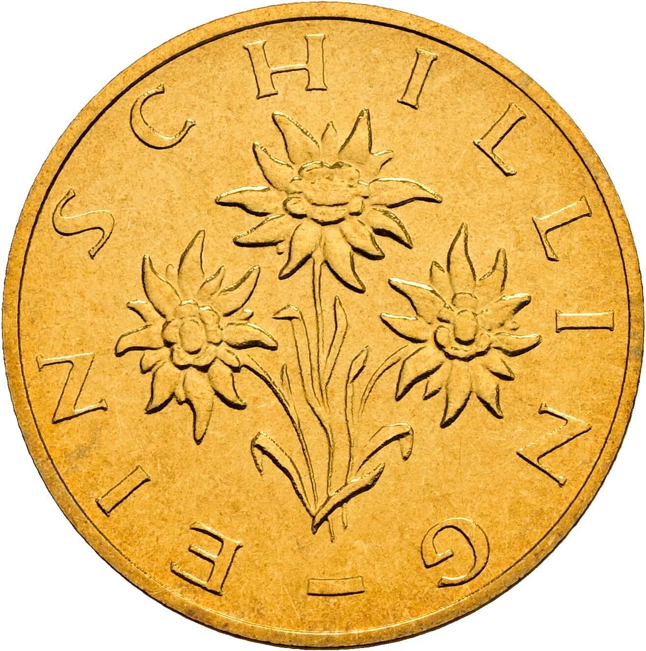 1 Schilling 1993 – Rückseite
