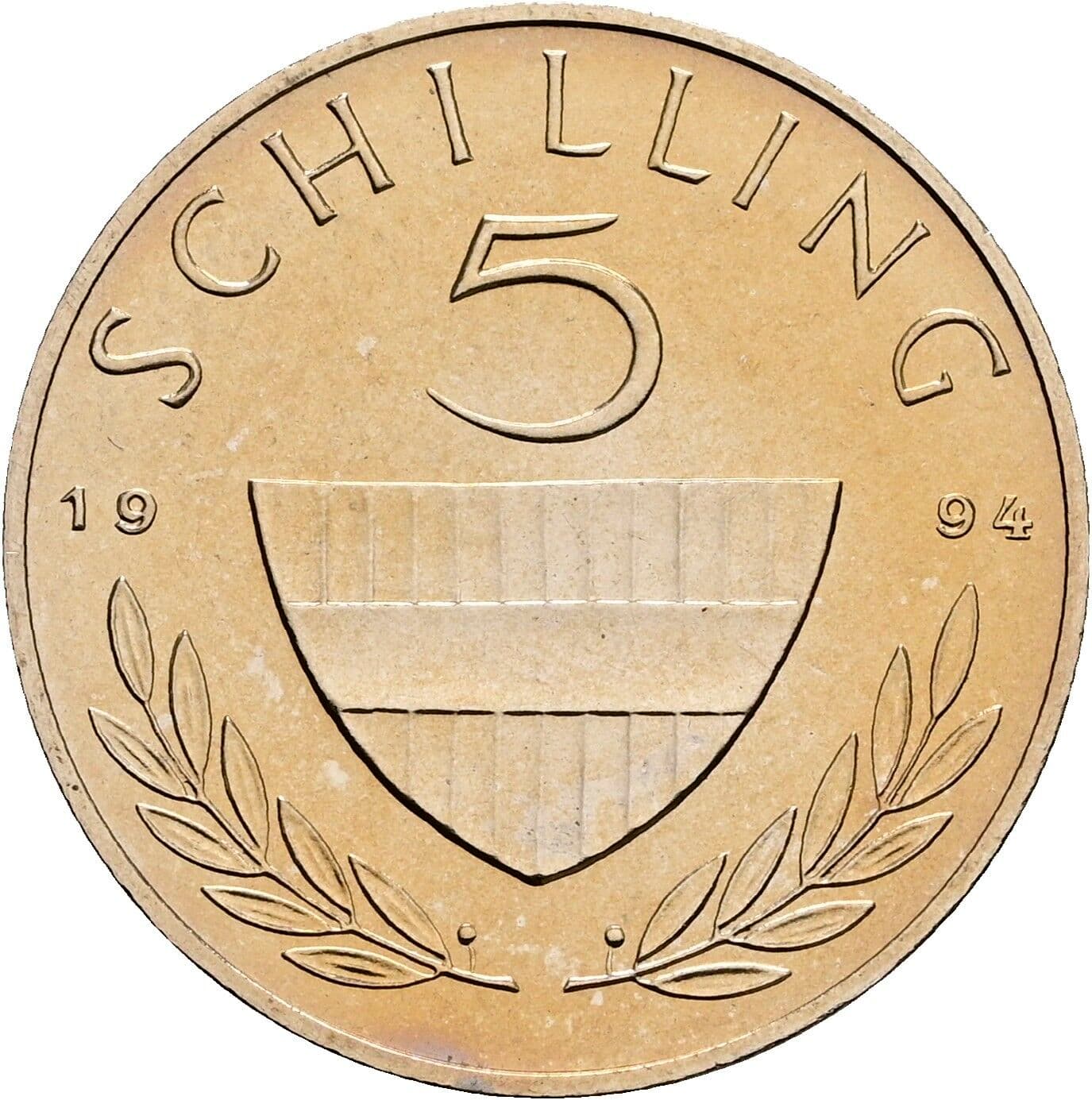 5 Schilling 1994 – Vorderseite