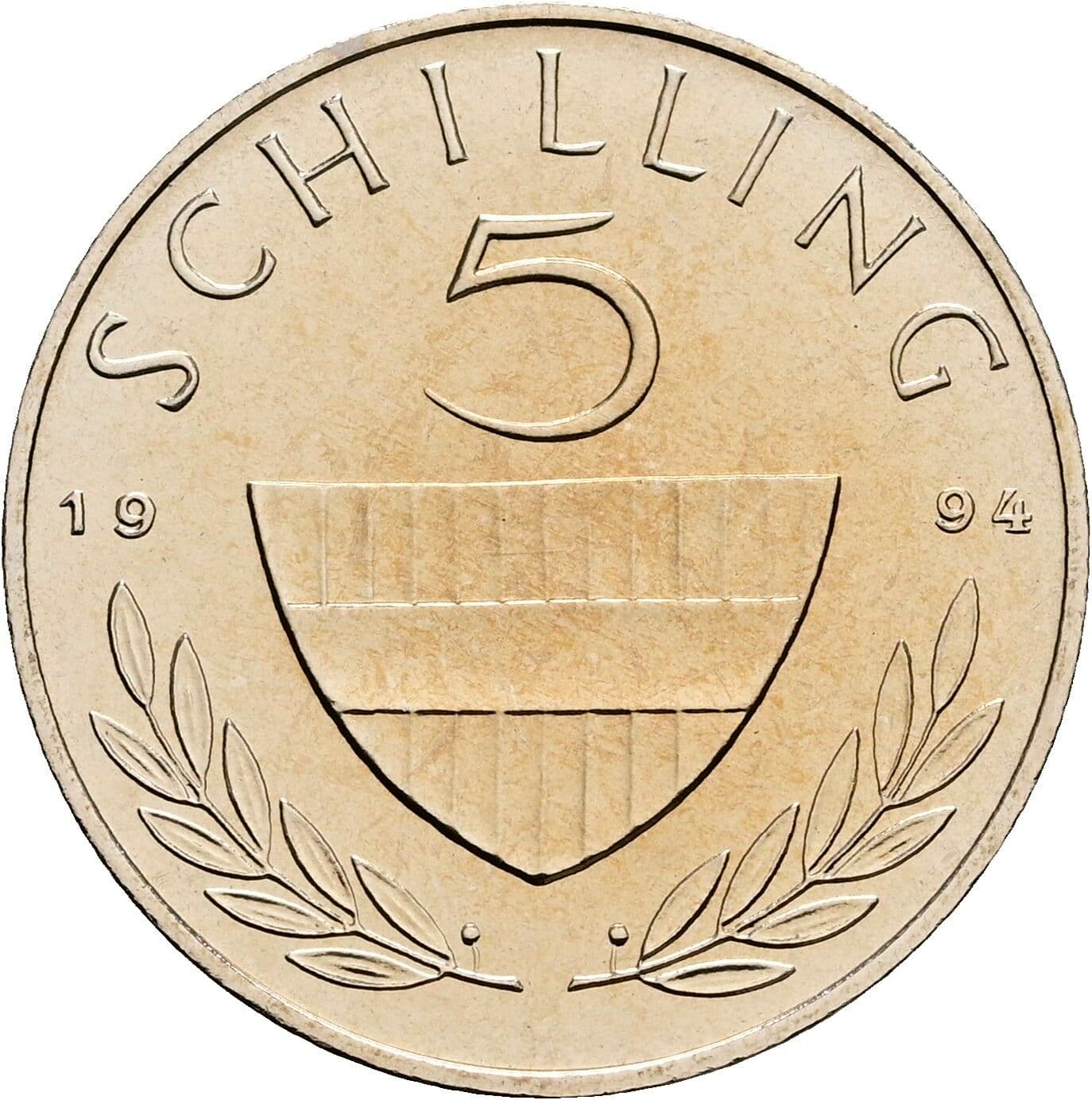 5 Schilling 1994 – Vorderseite