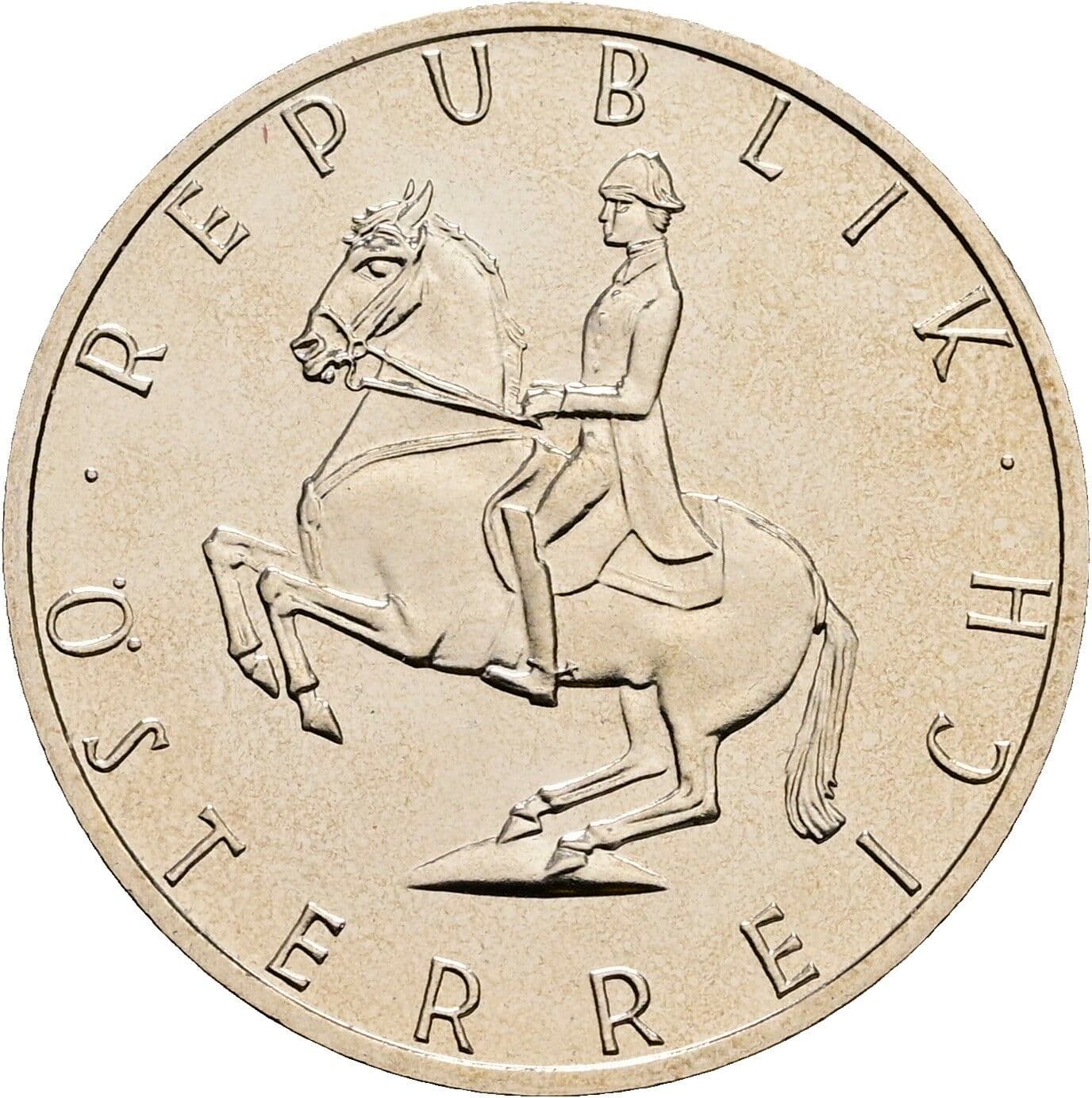 5 Schilling 1992 – Rückseite
