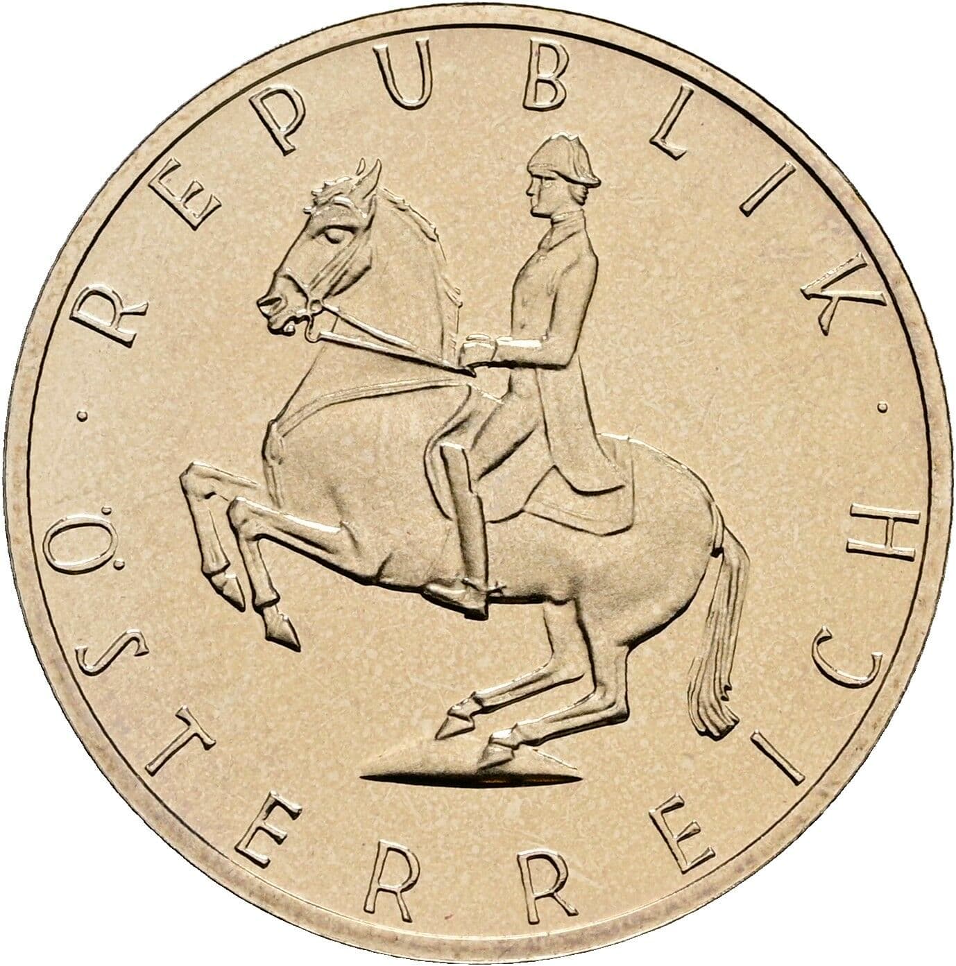 5 Schilling 1990 – Rückseite