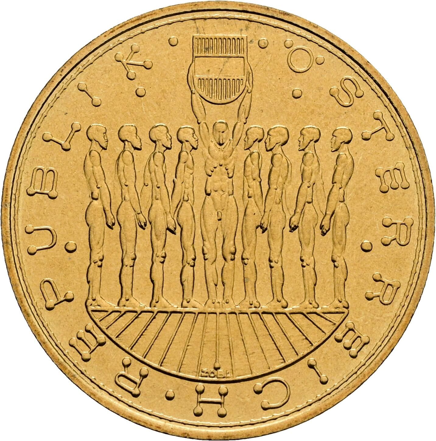 20 Schilling 1992 – Rückseite
