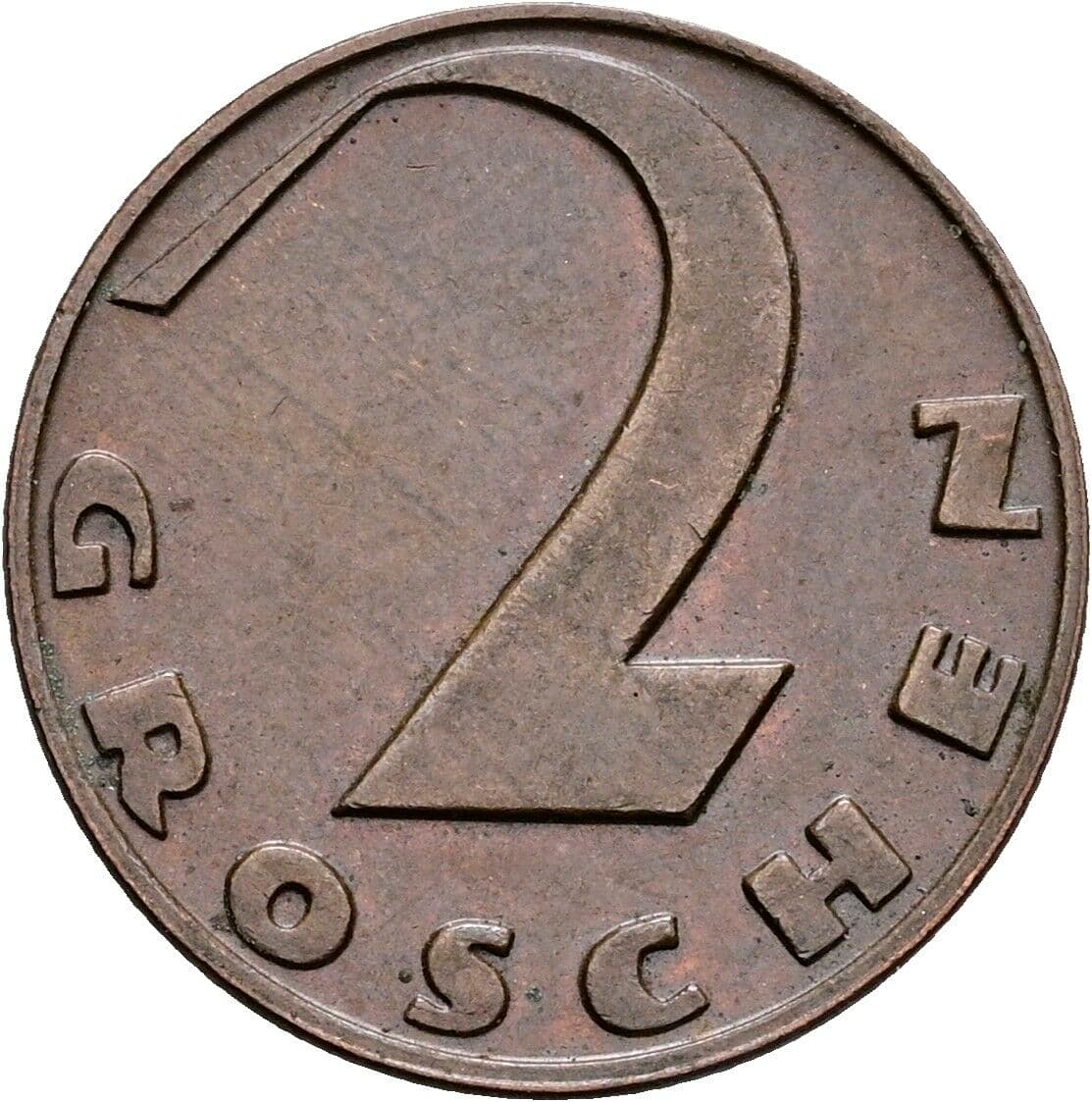 2 Groschen 1935 – Vorderseite