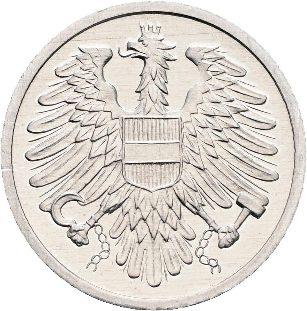 2 Groschen 1987 – Rückseite