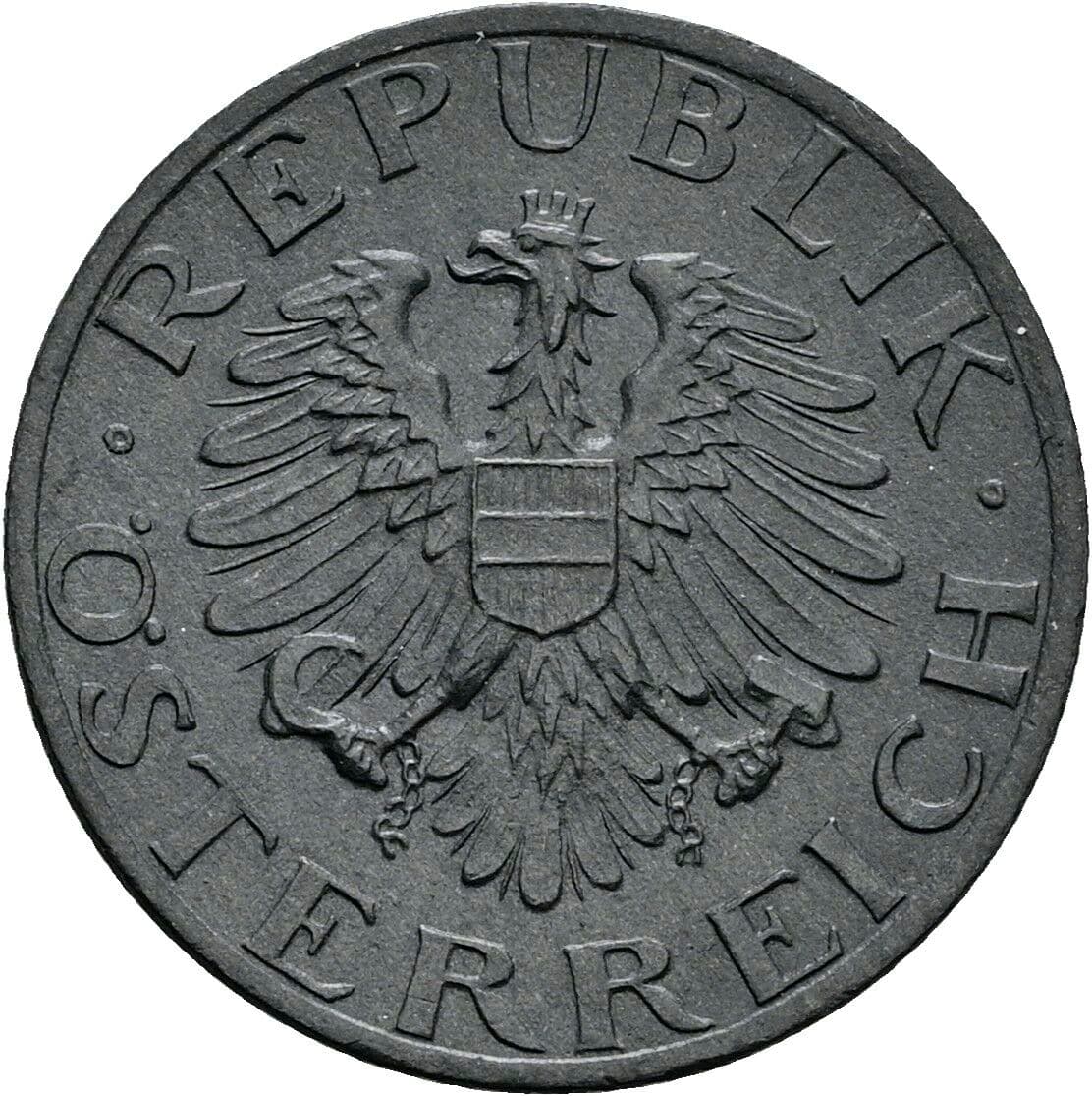 5 Groschen 1976 – Rückseite
