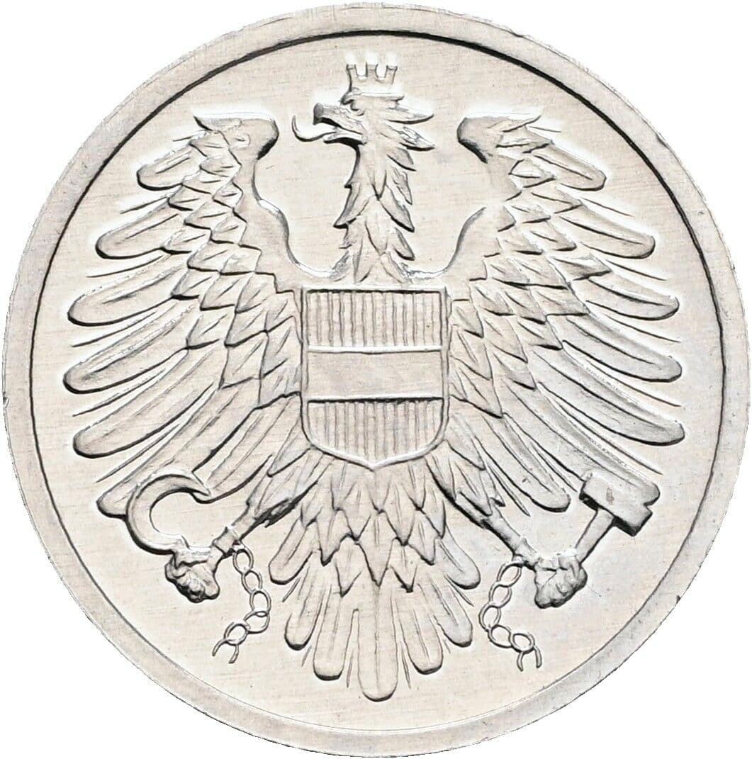 2 Groschen 1985 – Rückseite