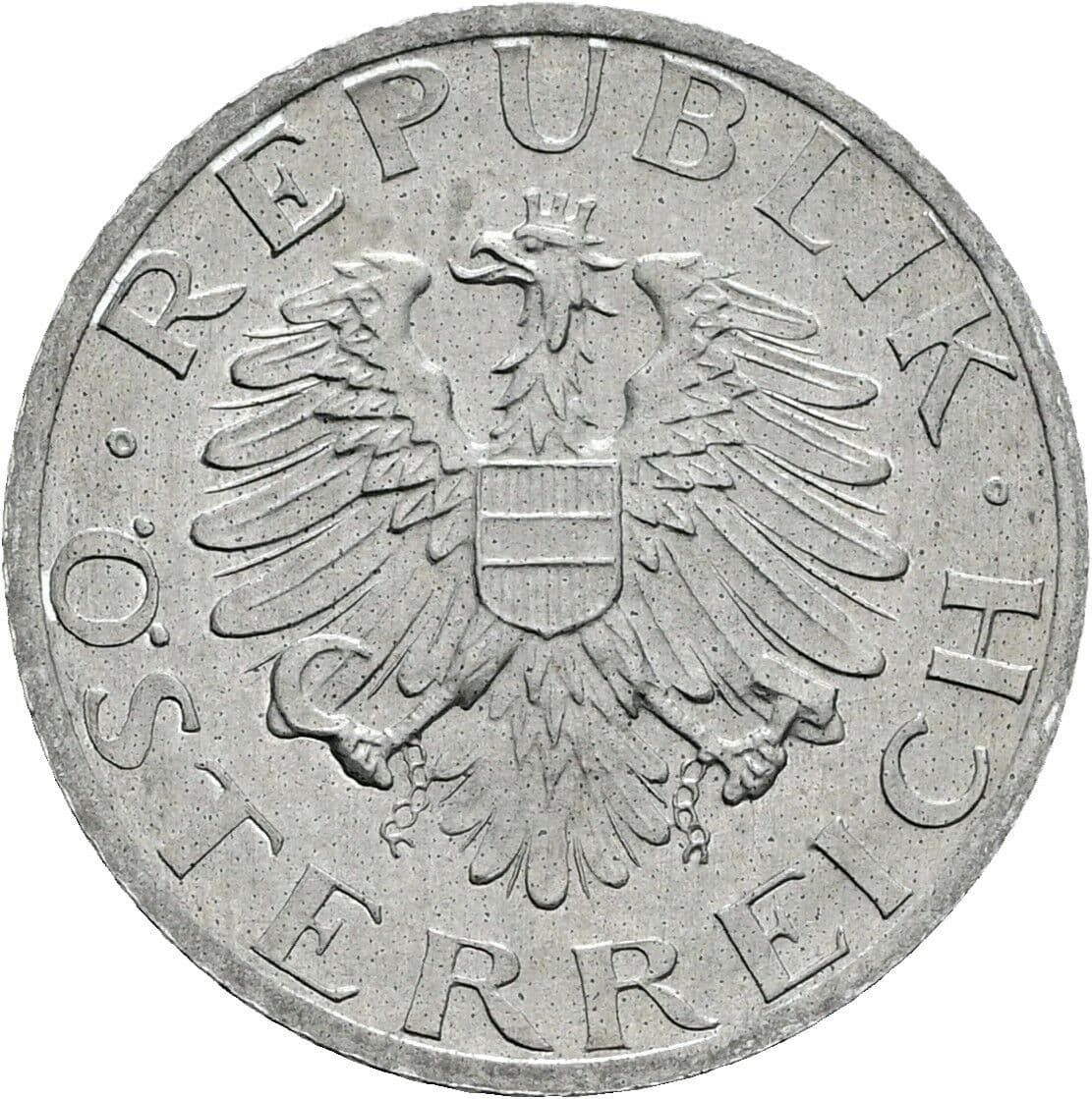 5 Groschen 1990 – Rückseite