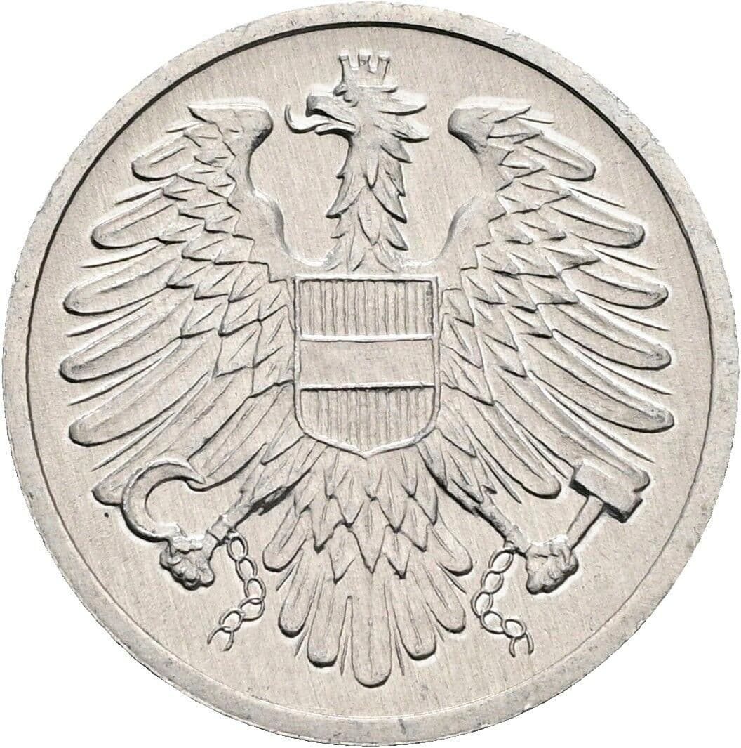 2 Groschen 1986 – Rückseite