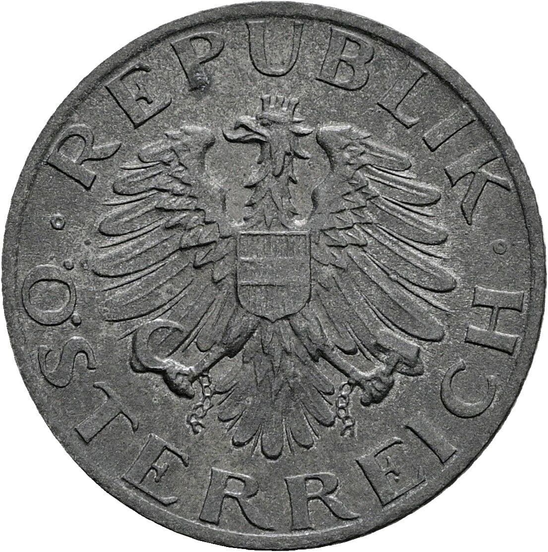5 Groschen 1973 – Rückseite