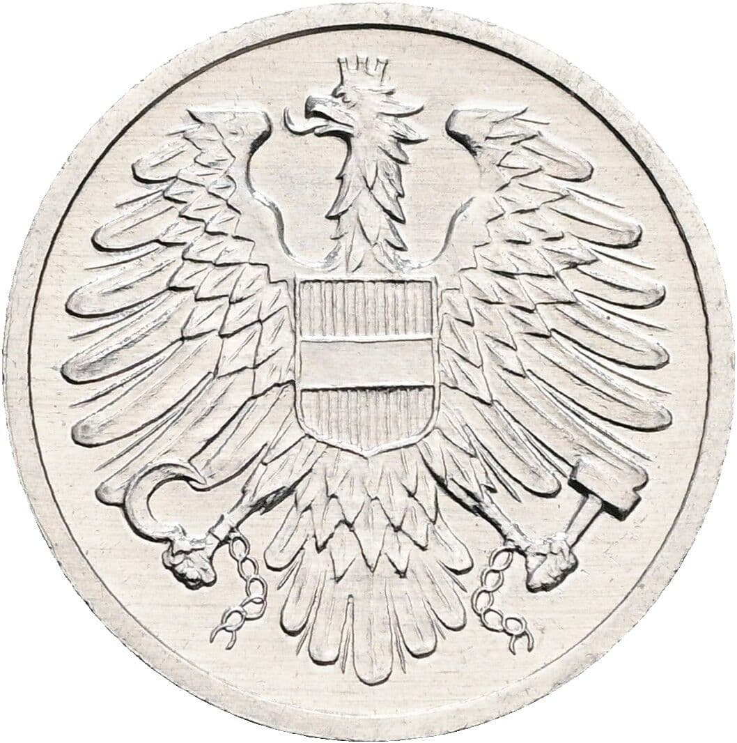 2 Groschen 1989 – Rückseite