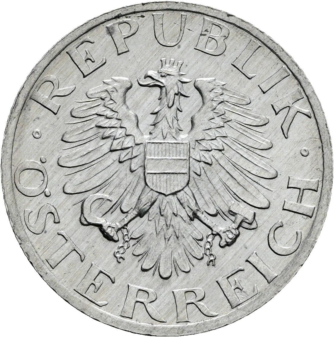 5 Groschen 1986 – Rückseite
