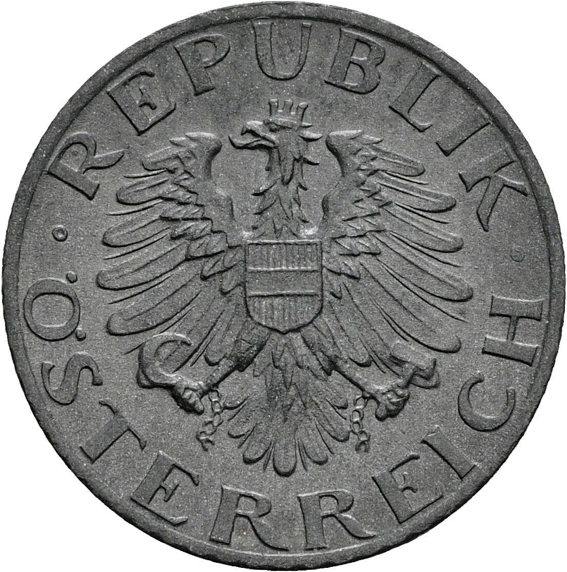 5 Groschen 1973 – Rückseite