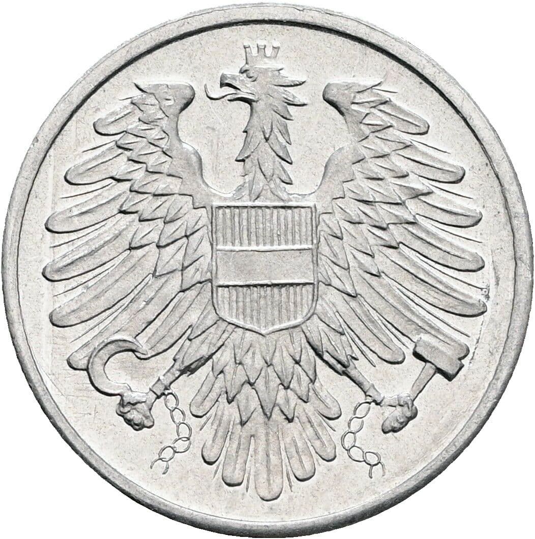2 Groschen 1970 – Rückseite