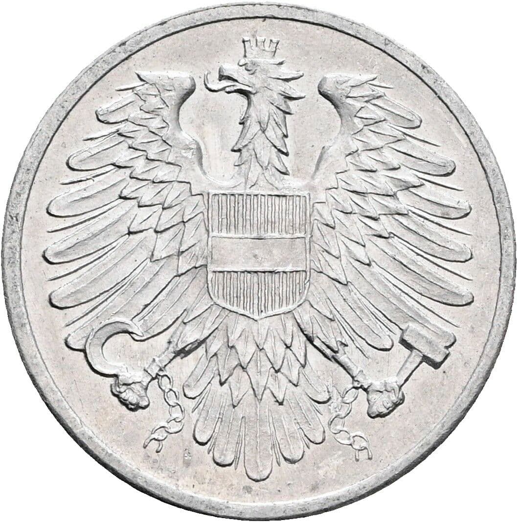 2 Groschen 1957 – Rückseite