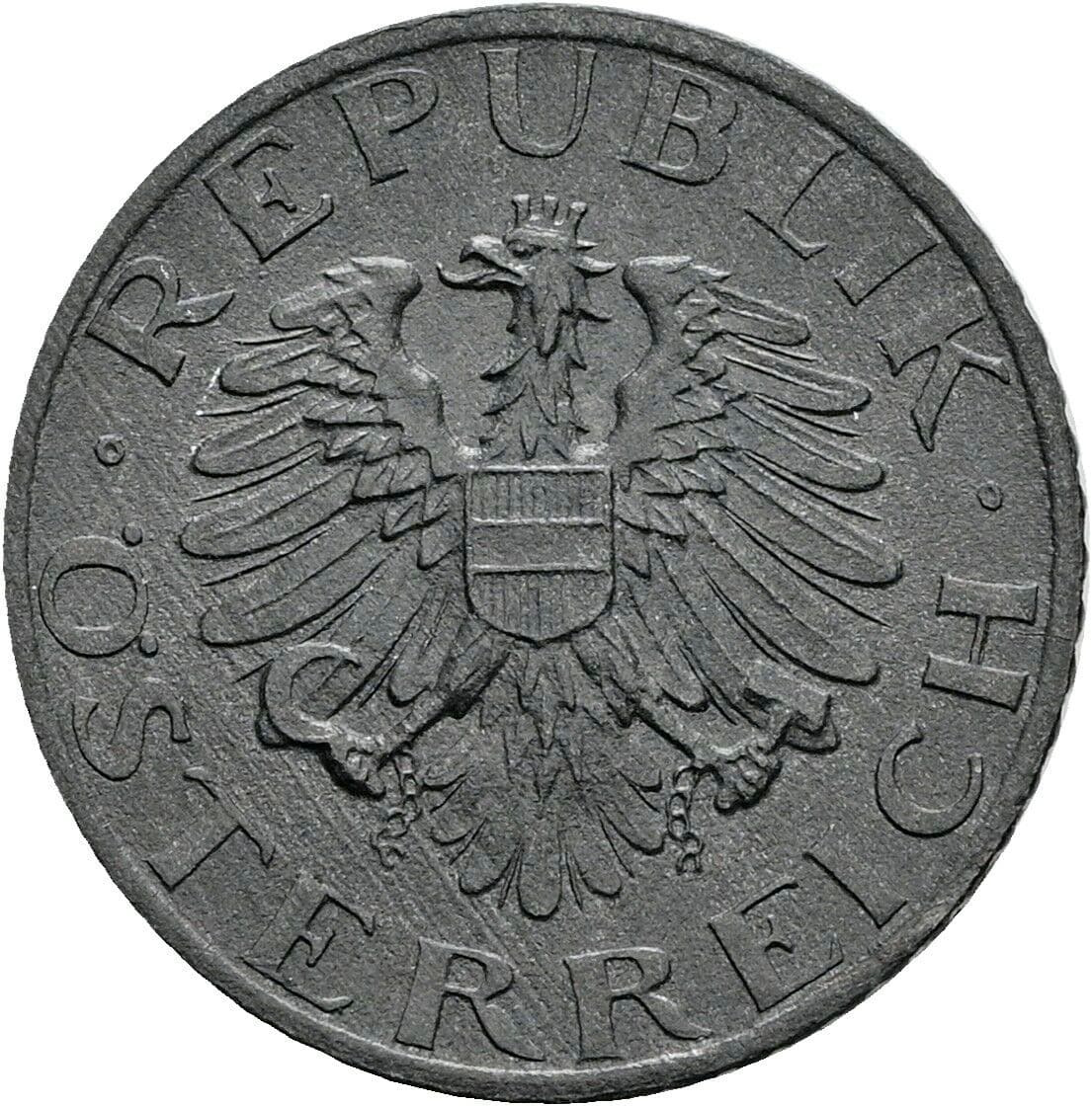 5 Groschen 1972 – Rückseite