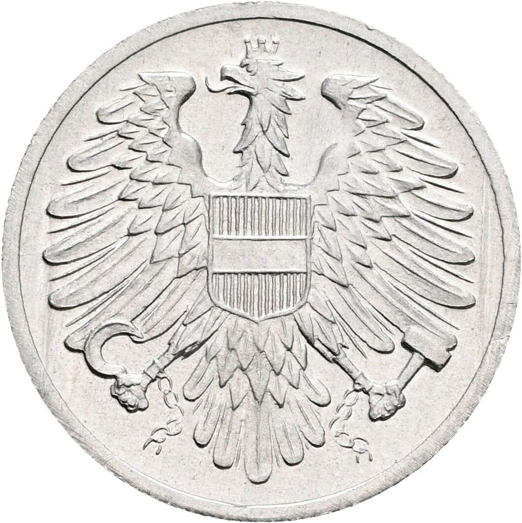 2 Groschen 1964 – Rückseite