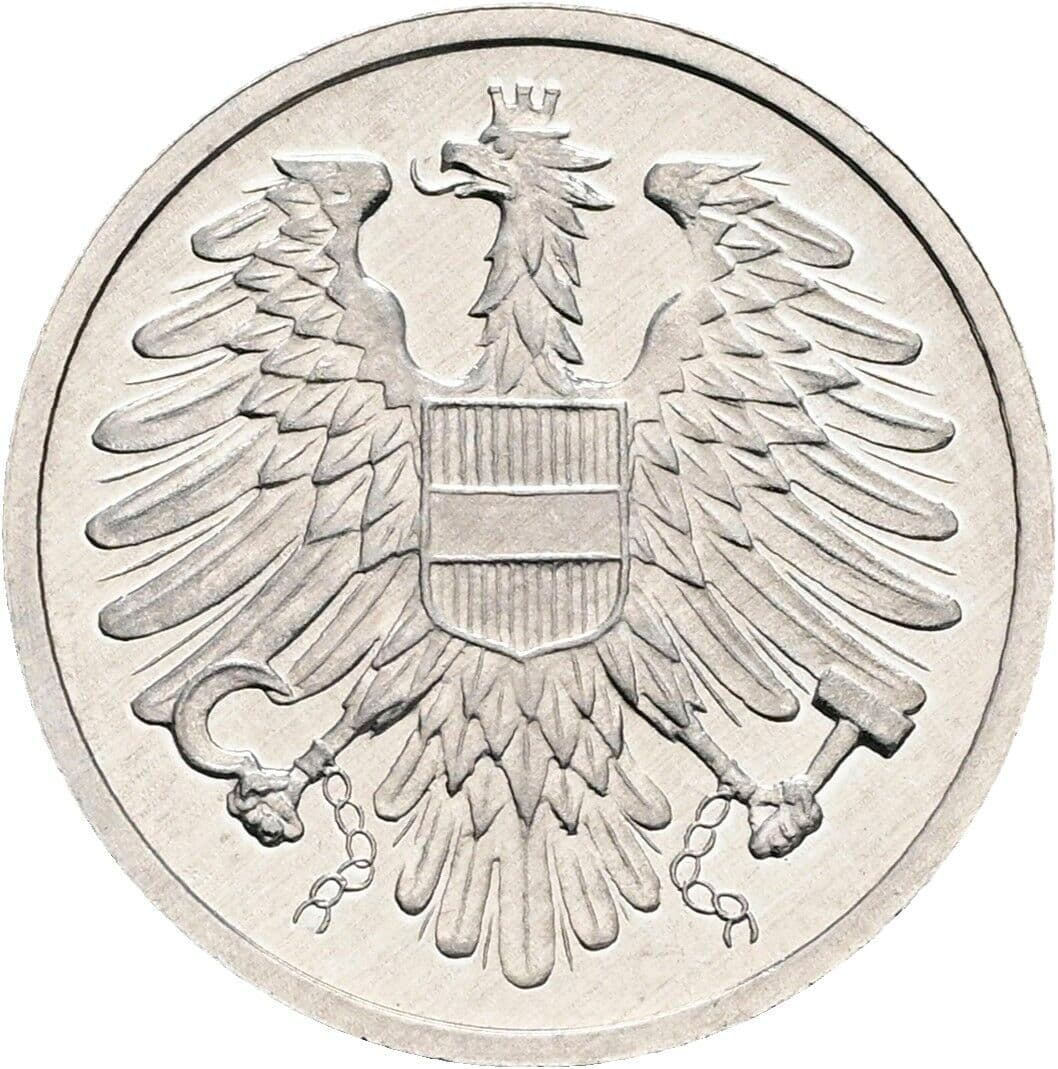 2 Groschen 1983 – Rückseite