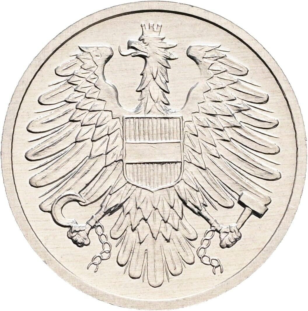 2 Groschen 1993 – Rückseite