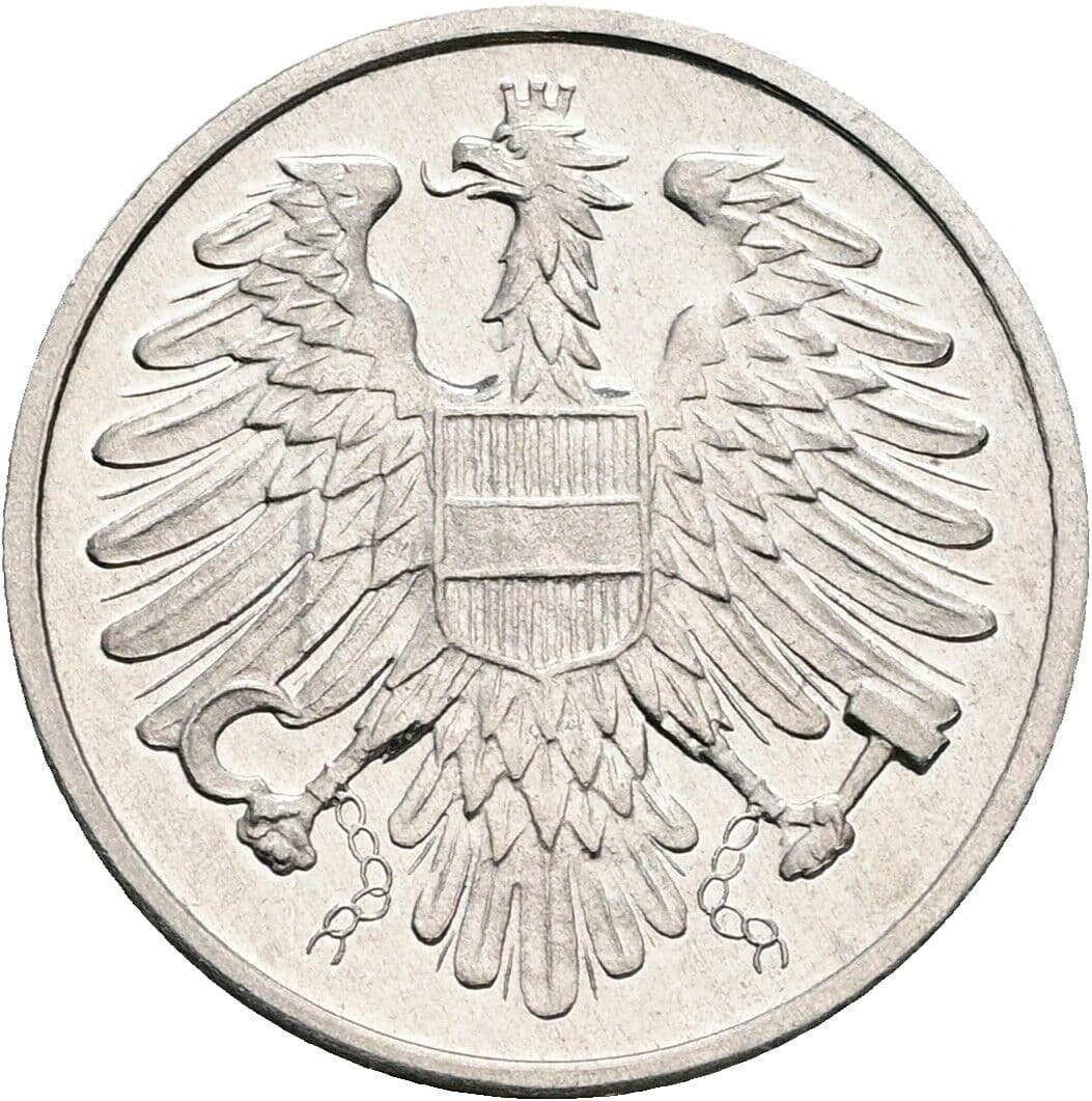 2 Groschen 1969 – Rückseite
