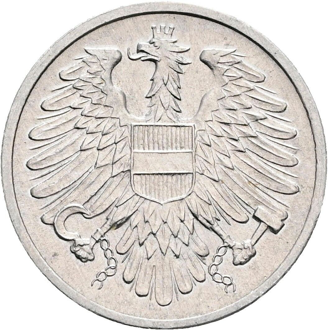 2 Groschen 1980 – Rückseite