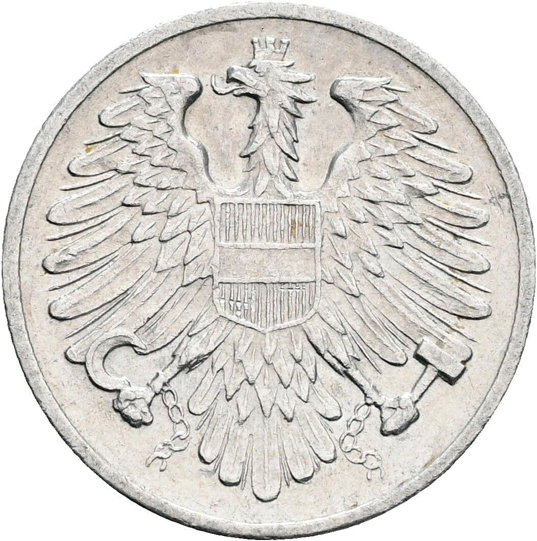 2 Groschen 1950 – Rückseite