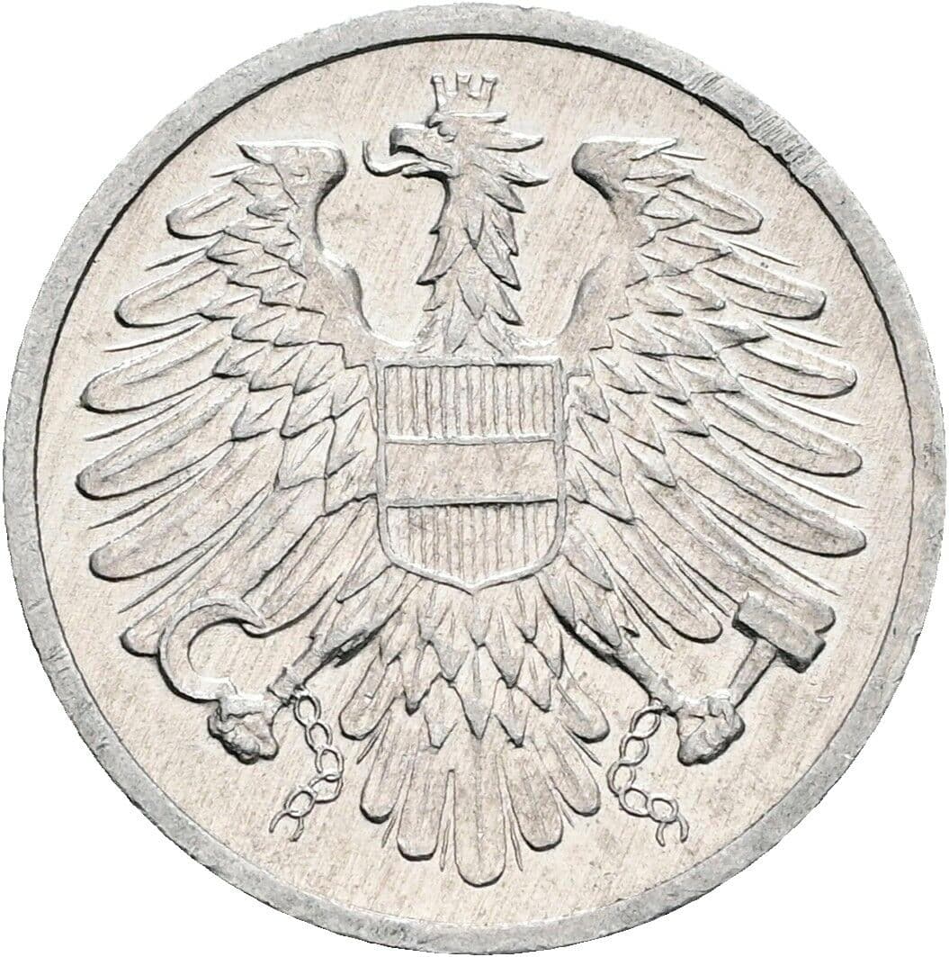 2 Groschen 1980 – Rückseite
